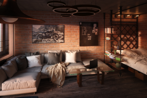 Дизайн квартиры в стиле Лофт