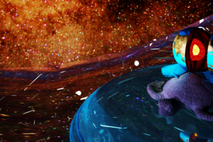 Земля в разрезе (на черепахе)