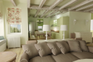 Кухня совмещенная с гостиной.