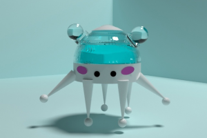 3Д модель робота- увлажнителя воздуха (заказ)