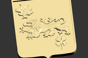 3д модель вставки кольца