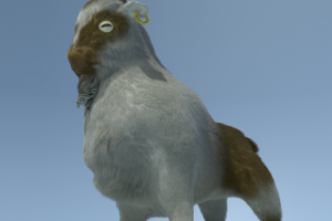 3д модель игрушки козла