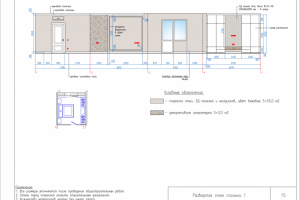 Развертка стен
