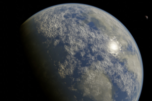 процедурно сгенерированная планета