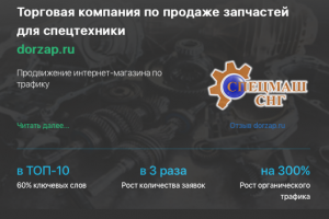 Кейс продвижения торговой компании