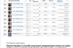 Запуск кампаний для продажи сумки-тележки