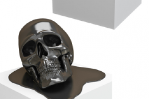 3 д модель череп