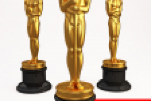 3ds max  модель "оскар"