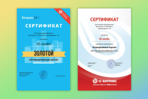 "Золотой партнер Битрикс24"