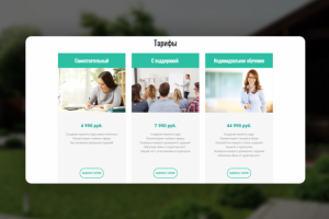 Разработка лендинга курсов по ландшафтному дизайну