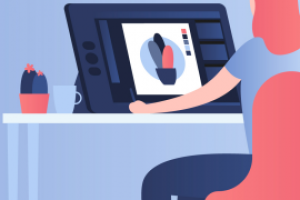 Сторис с отрисовкой иллюстрации