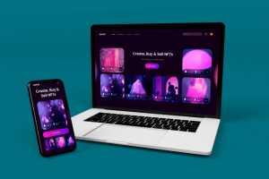 Сайт по продаже и покупке NFT