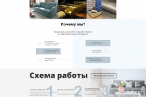 Сайт-каталог производителя мебели на заказ