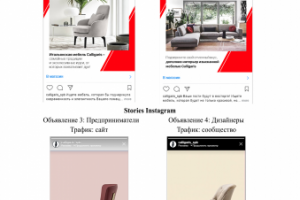 Таргетинг для мебельного дилера в Instagram