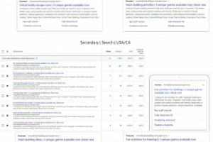 Онлайн тимбилдинги, виртуальные квесты – Adwords