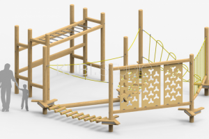 Веревочная полоса препятствий
