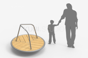 Детская уличная карусель