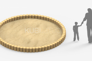 Маленькая круглая песочница