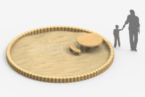 Песочница со столиком