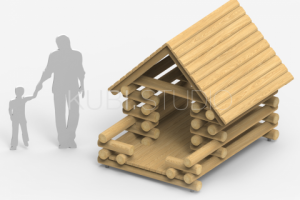 Большой домик с двориком