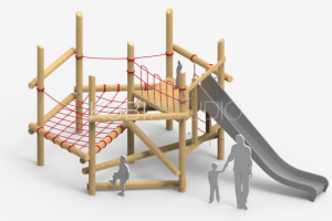 Плетеный детский городок