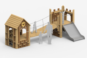 Маленькая крепость для детей