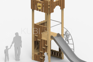 Маленькая башня с горкой №24