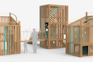 3 больших башни