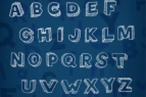 Handrawn font