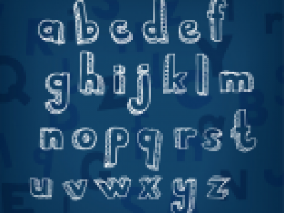 Handrawn font small caps