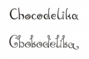 Разработка шрифта для бренда шоколада
