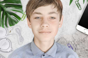 Портрет на фото альбома