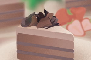 Торт в Иллюстратор