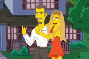 Отрисовка в стиле Симпсоны