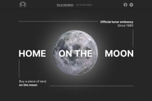 Official lunar embassy | Redesin of Landin page