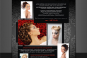 Рекламный макет в журнал "Свадьба"