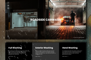 Дизайн сайта "Мойка машин"