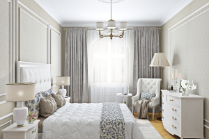 Дизайн спальни в классическом стиле