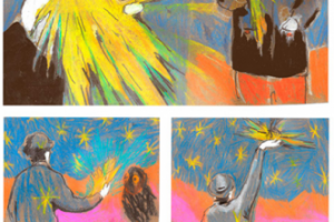 Иллюстрация к комиксам.