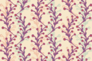 Принт с растительными мотивами