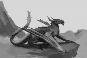 Концепт-арт дракона