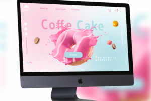 Landing Page pastry shop