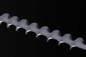 Шнек конвеерный с разным шагом