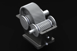 Одноступенчатый цилиндрический редуктор