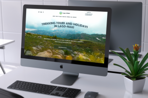 Лендинг по тематике горного туризма