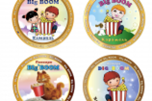 Этикетка для попкорна