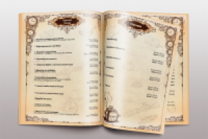 Меню для ресторана