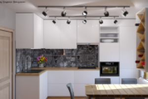 Дизайн современной кухни 10,7кв.м.