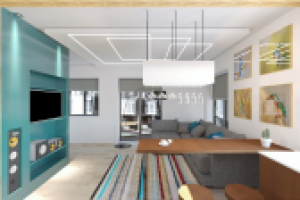 Living room for young couple