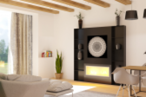 Воздушная гостиная в загородном доме.